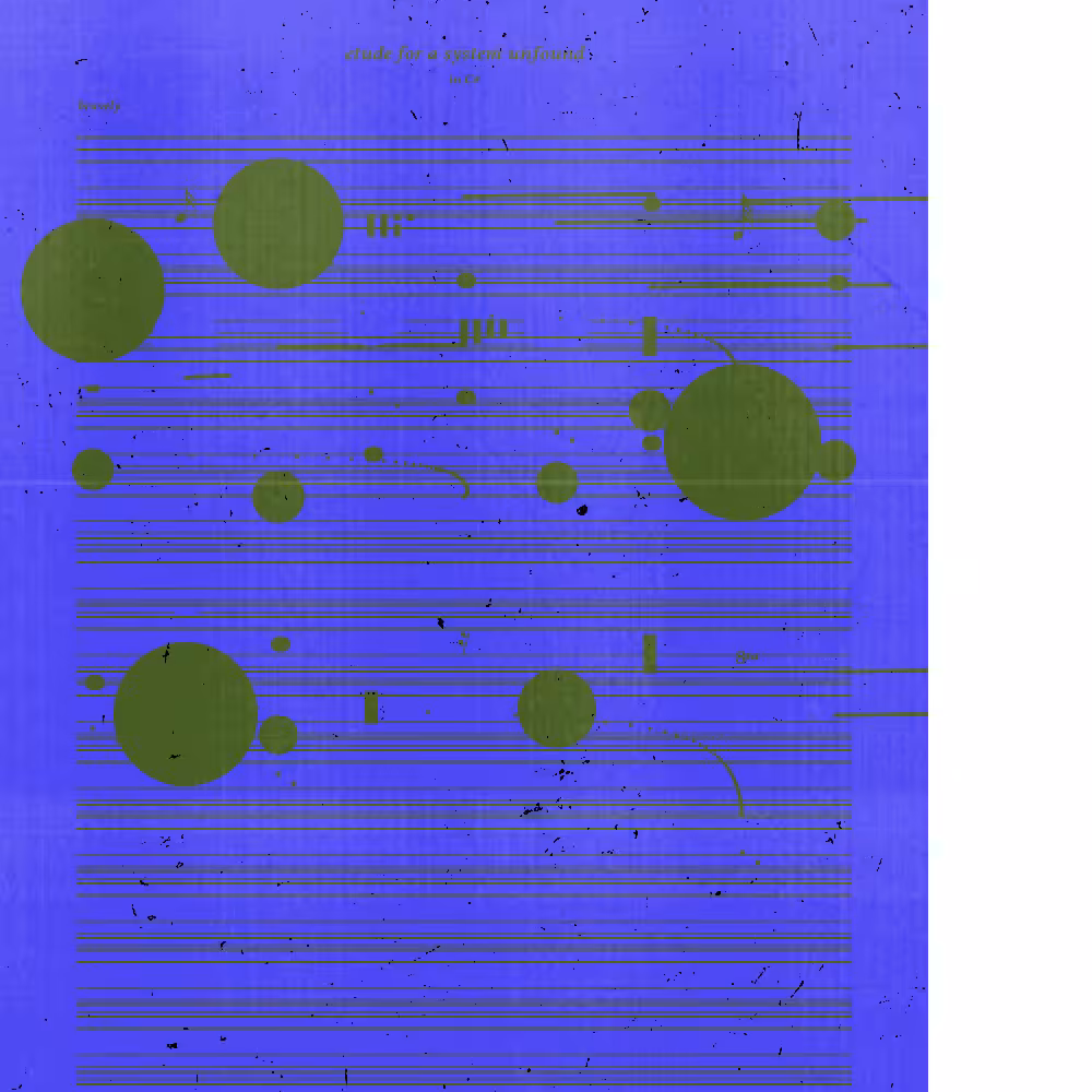 etude for a system unfound #112