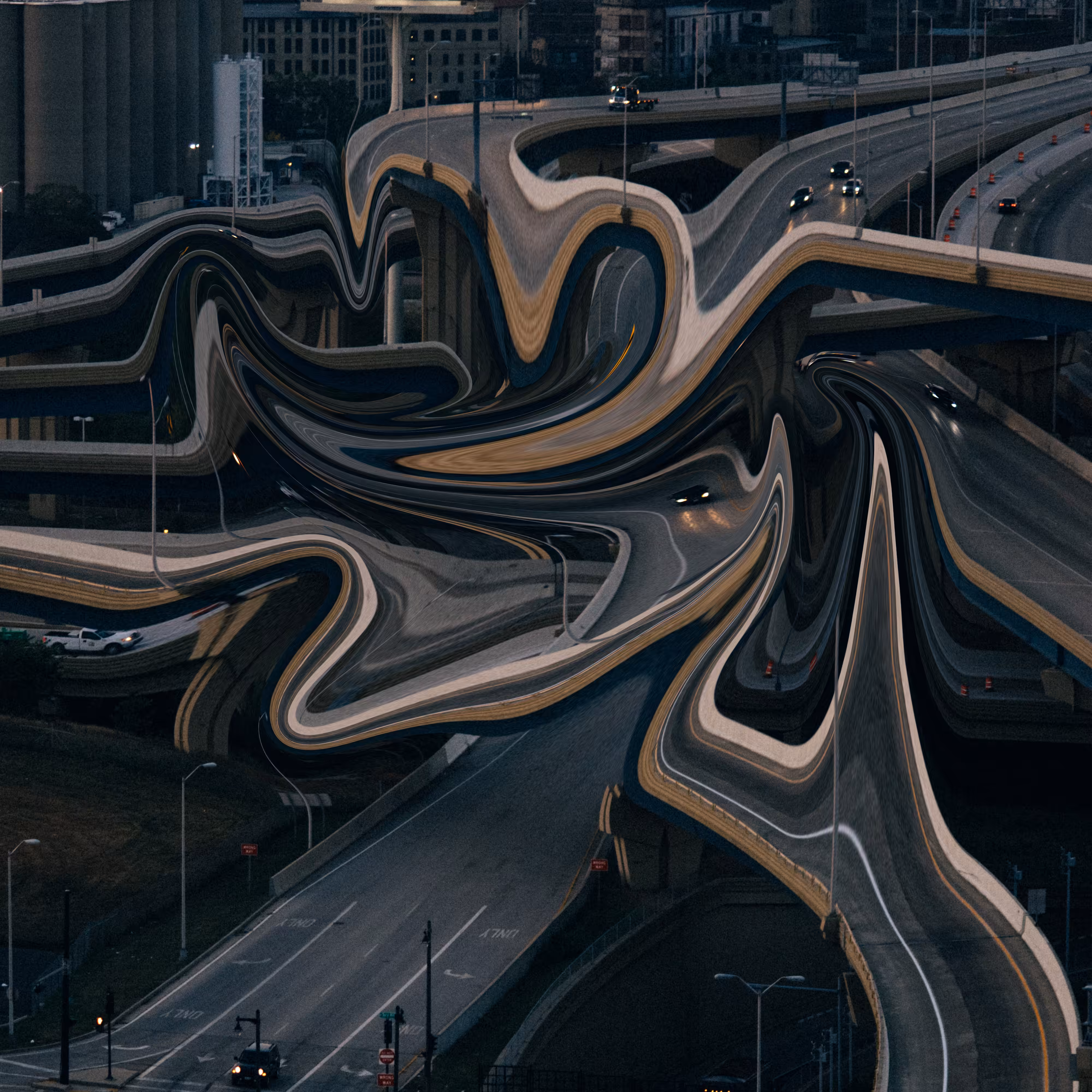 the word distorted #01