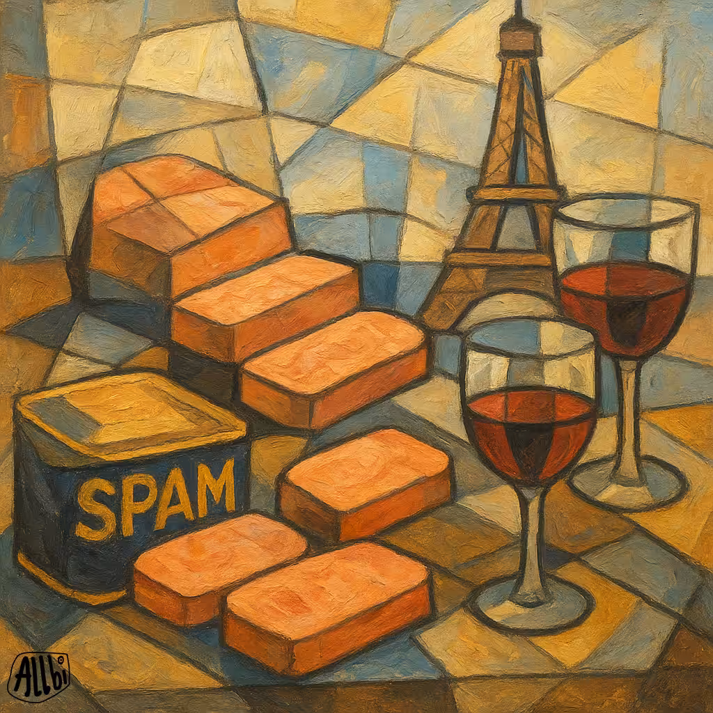 FROM SPAM TO SLOP - SPAM ART: Bonjour du SPAM