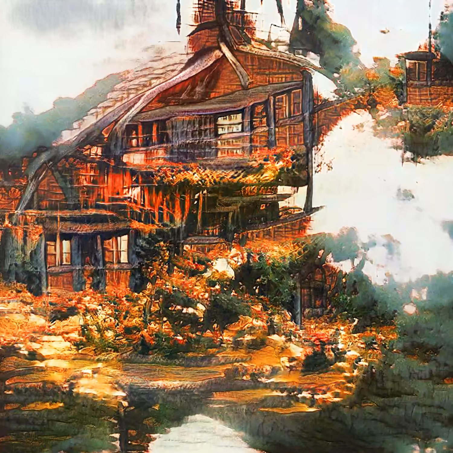 The Eccentric's River House