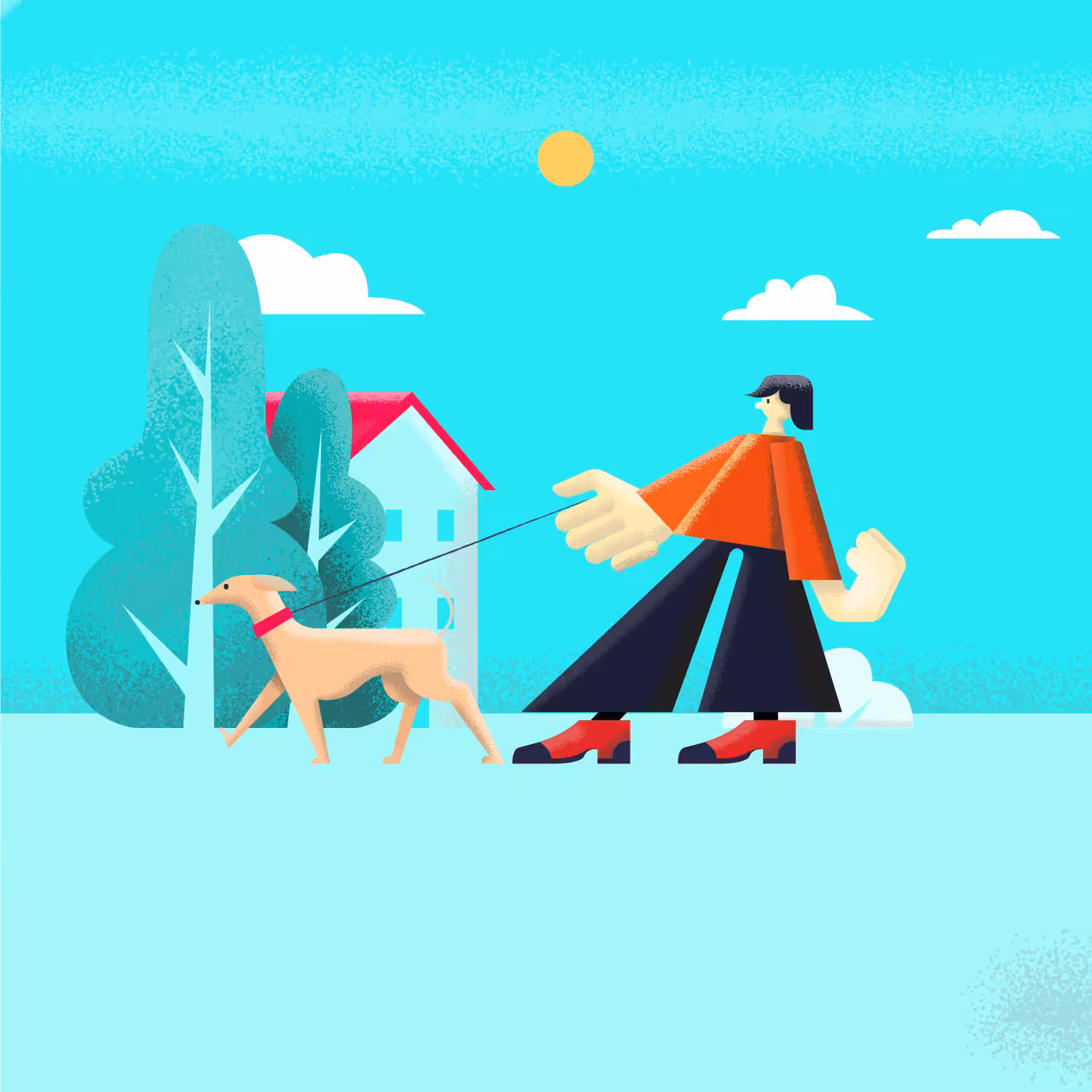 Walk your Dog - Greyhound