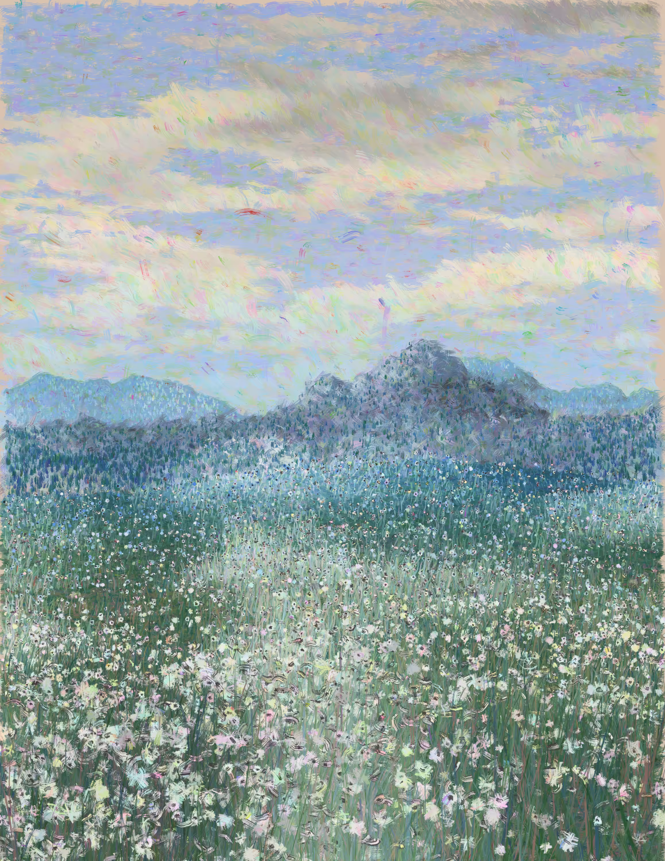 White Flower Field, Part 4