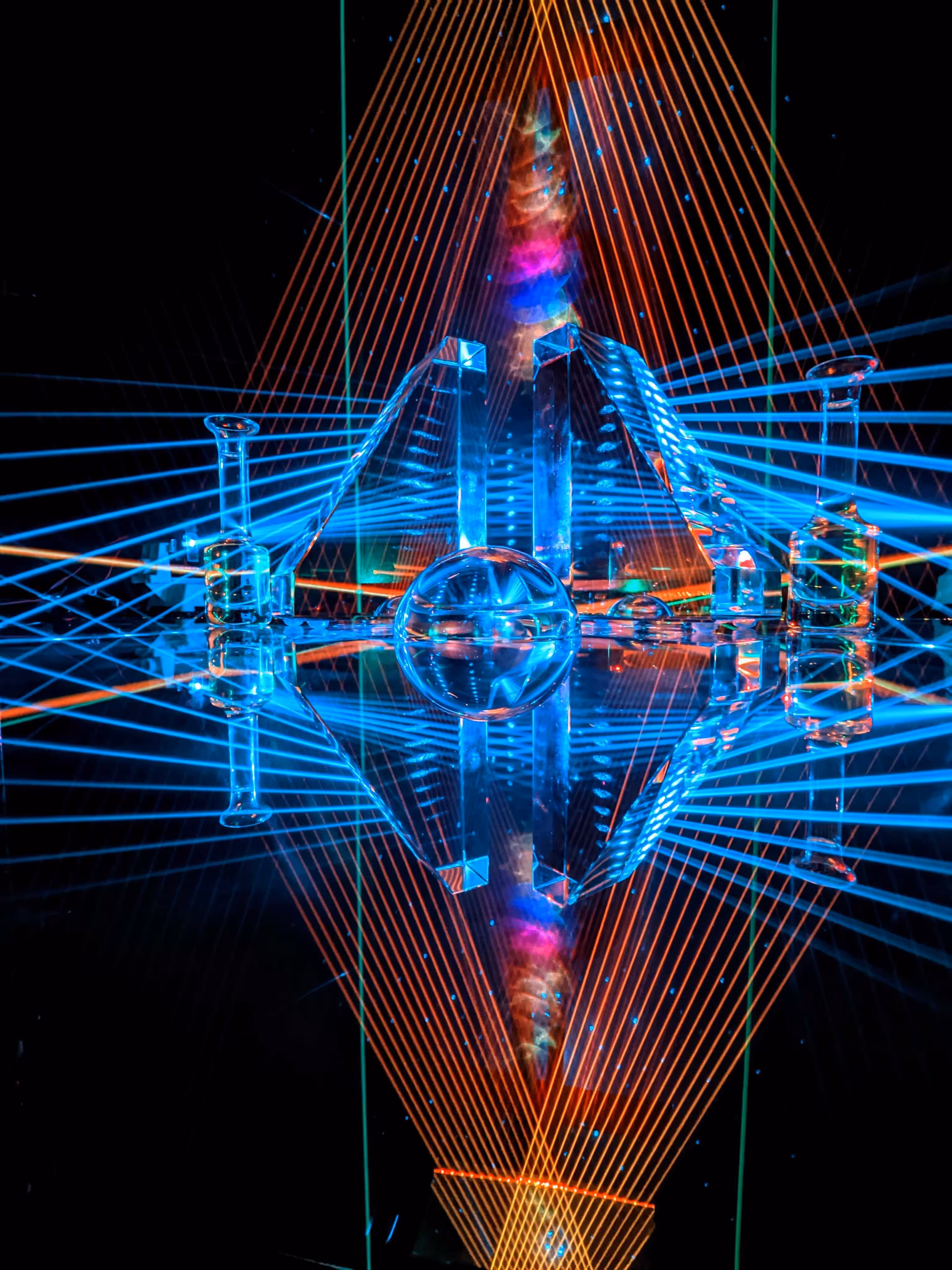 Temple of Light - Laser Art