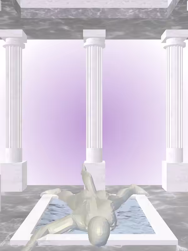 HeavenComputer: The Fragmented Rising Mossy Champagne Man #7715