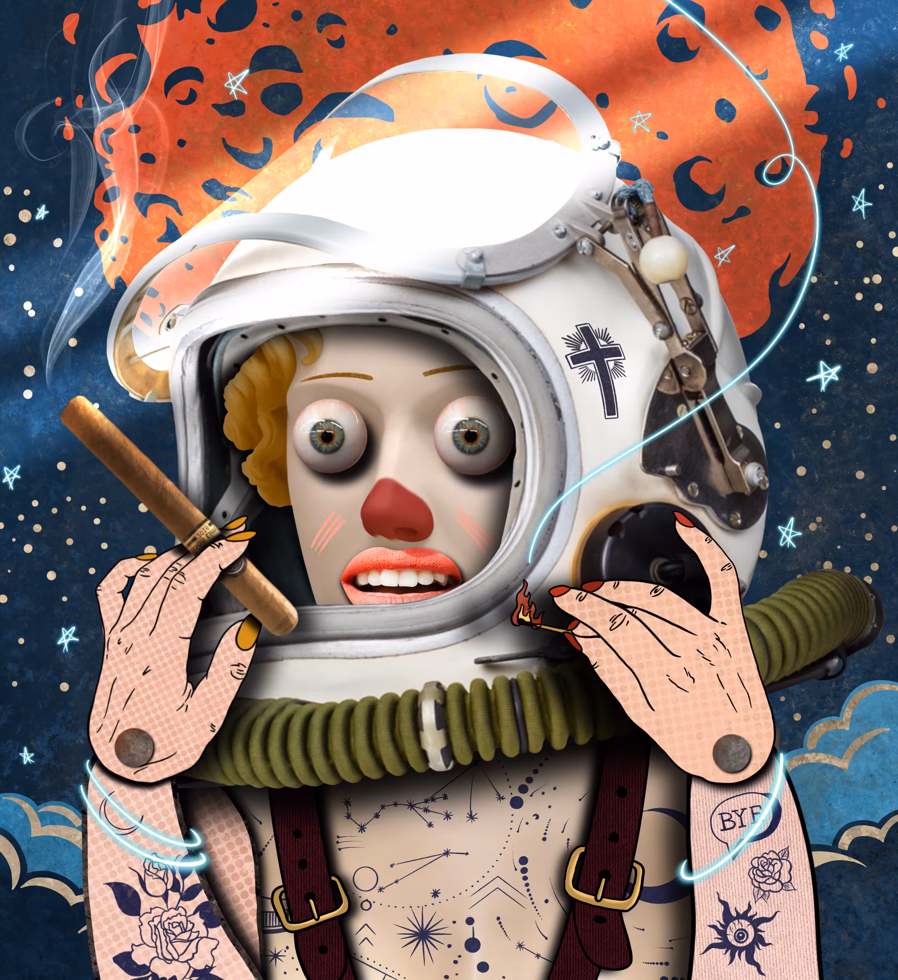 HUMANOID serial 4 #095 Astronaut