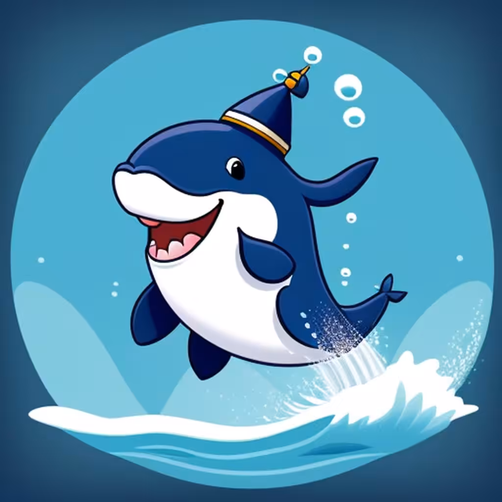 Leaping Whale