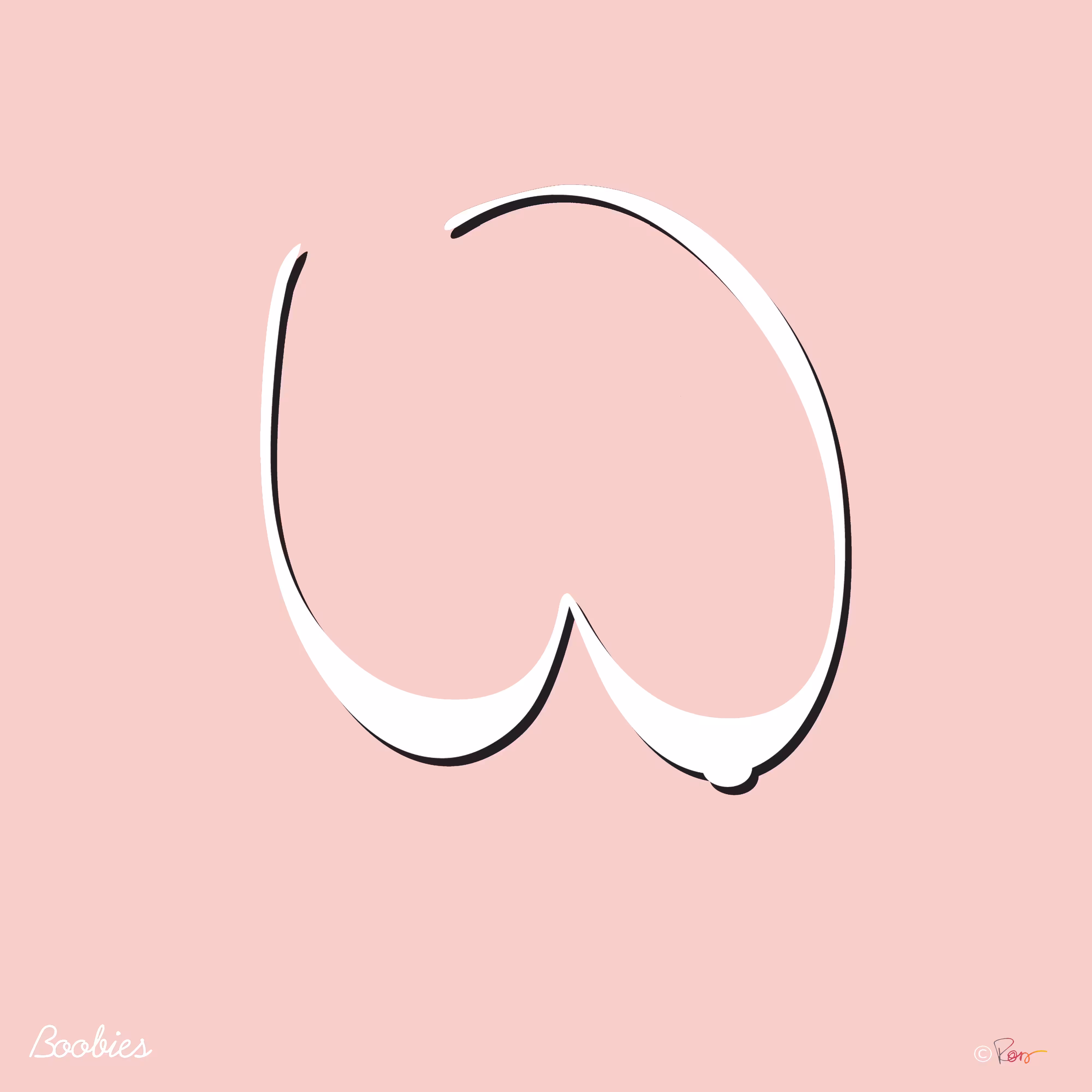 Boobies #22 digital by Karrie Ross