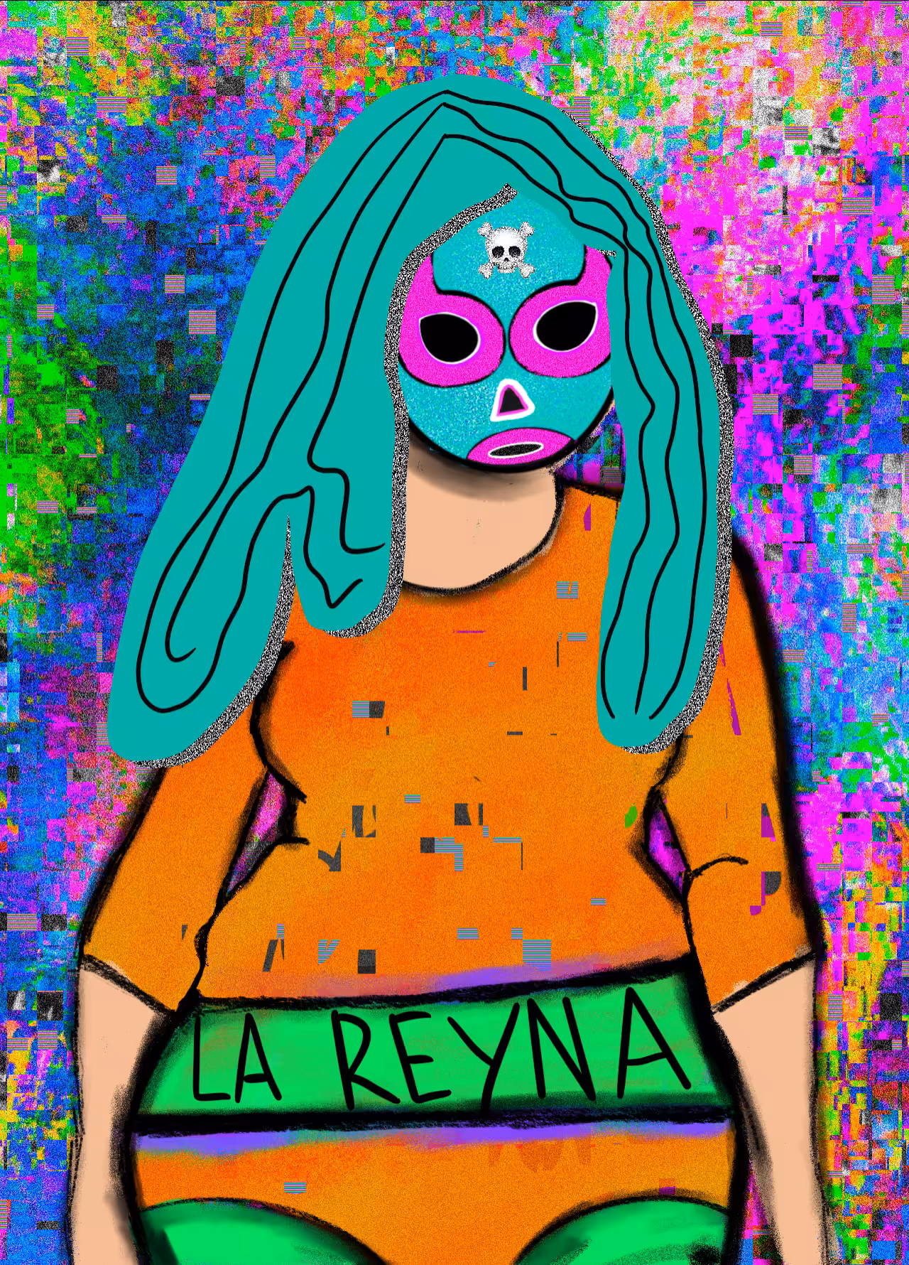 NFT luchadora #53