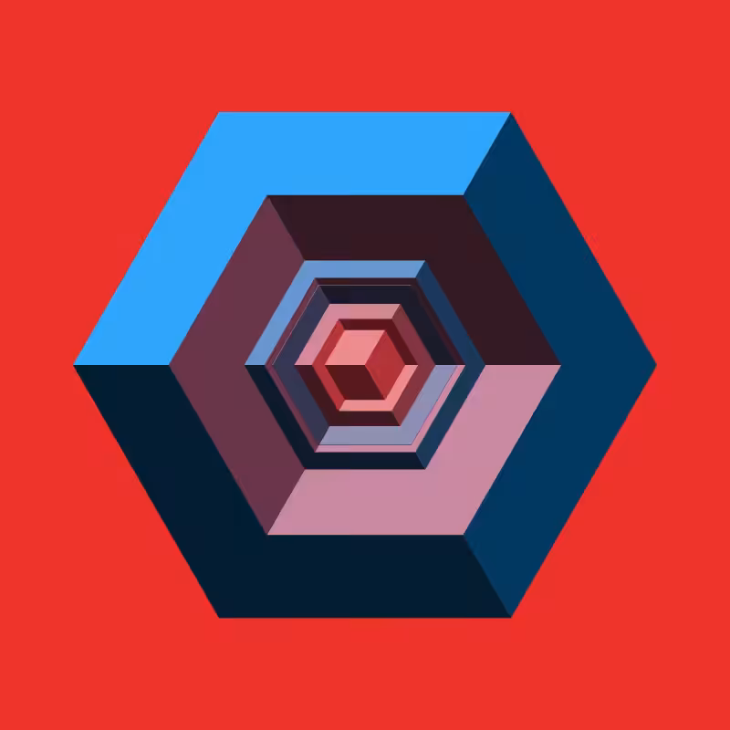 Hexagones - Art for Bots #25
