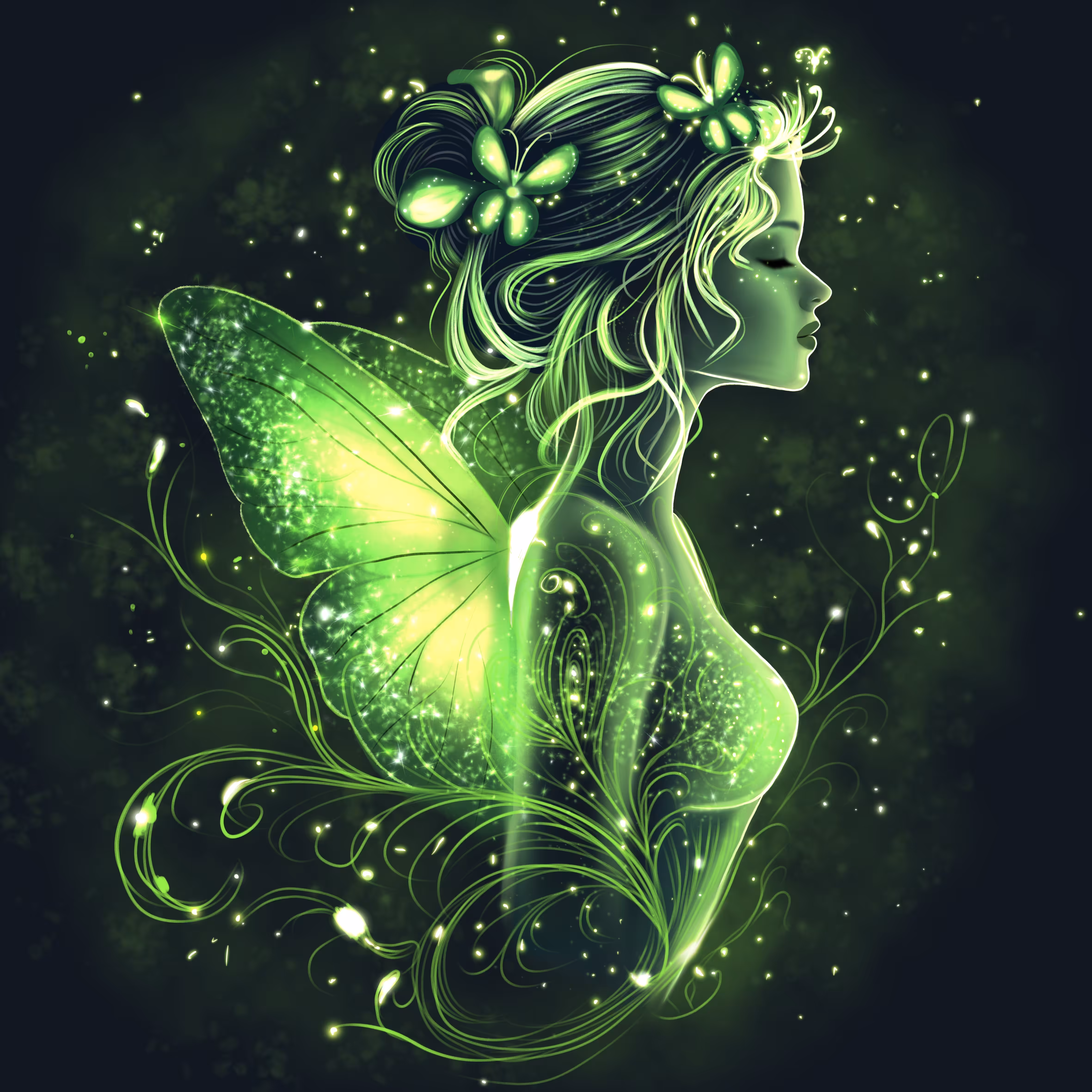 Green Forest Light