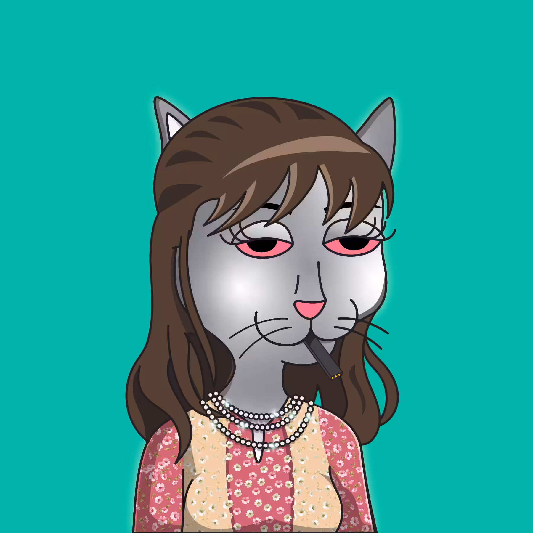 Girl Cat #453