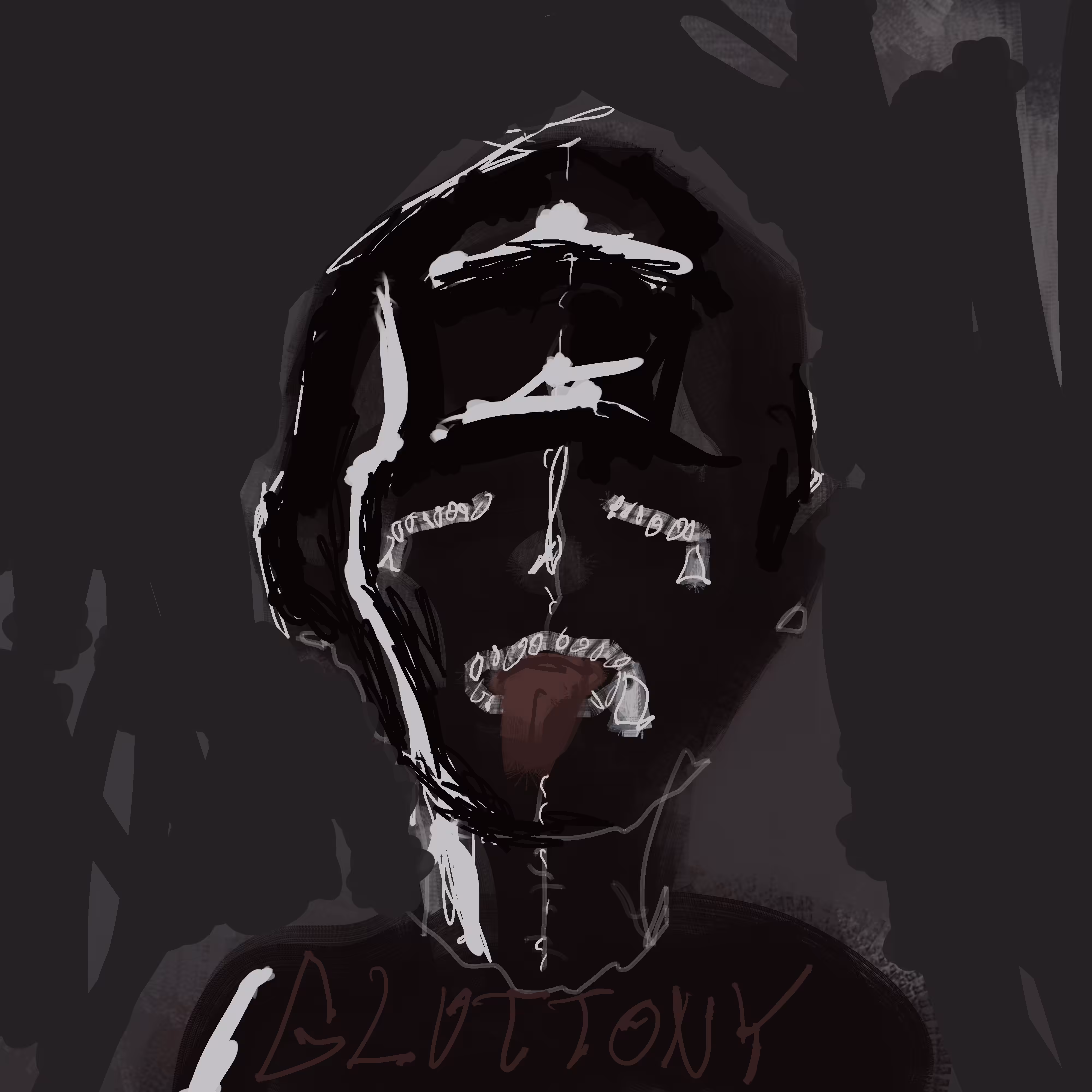 Oil PAINtings: Gluttony sIn Gimp