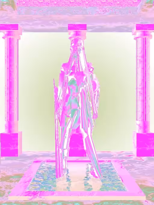 HeavenComputer: The Indifferent Silver Chrome Woman #6413