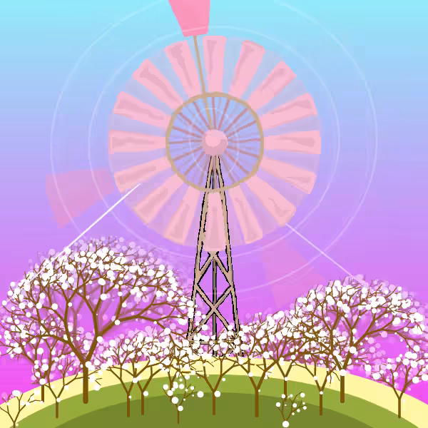 Tree Desiring Calm but Wind Restless #38
