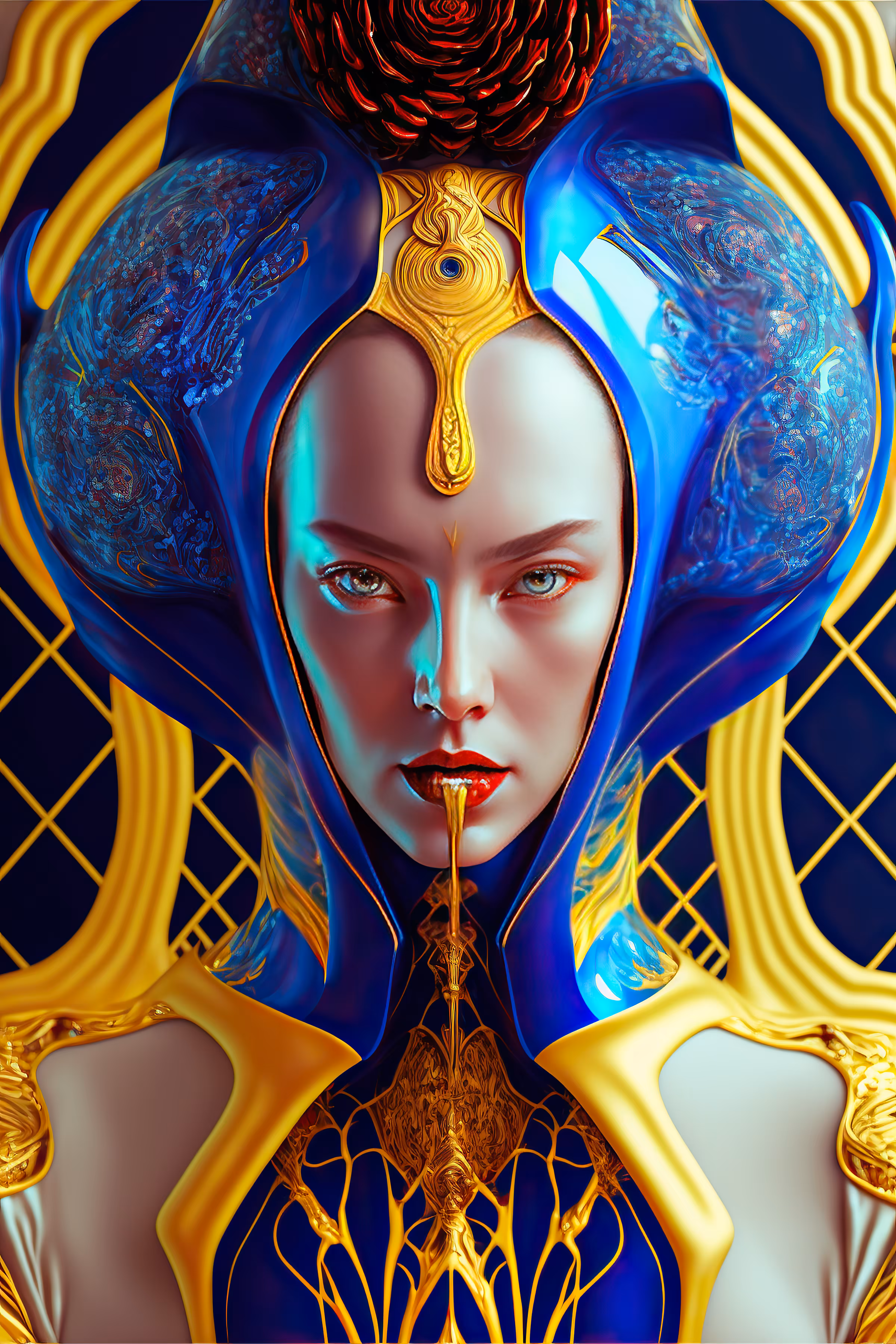 yellow + blue #1