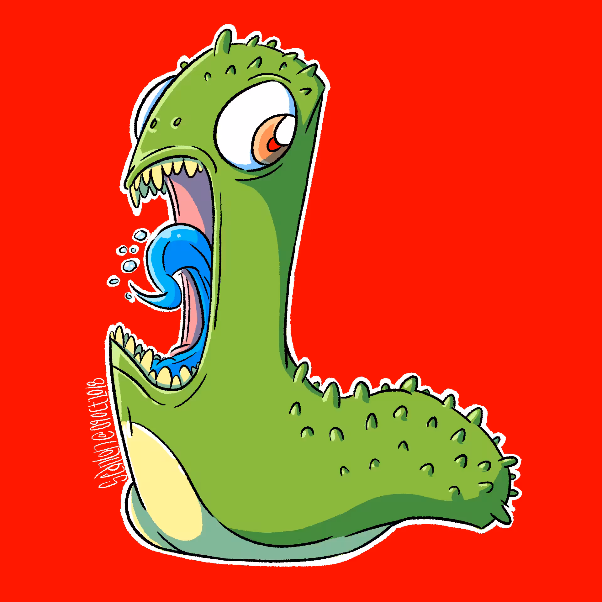 Freak out worm
