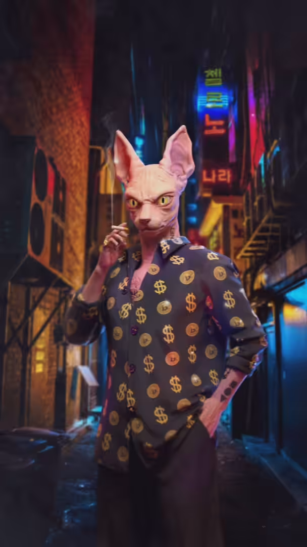 Cat Gangster 