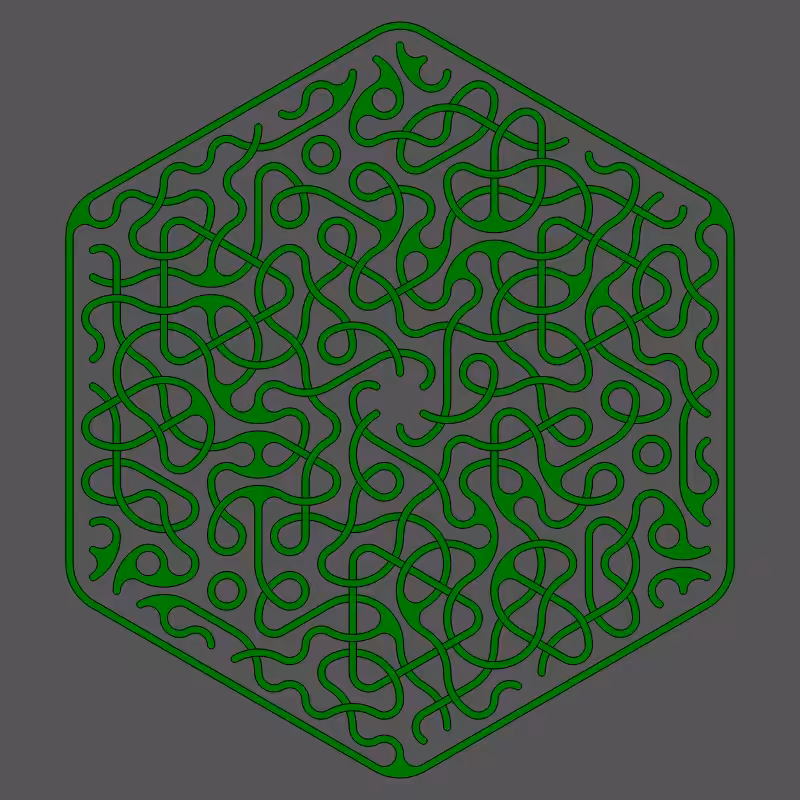 Threefold Symmetry - Dark Variations #78