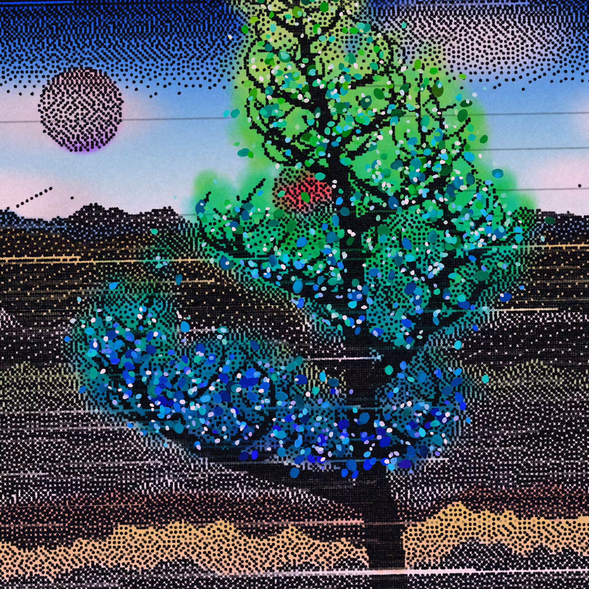 Dithered Branches #174