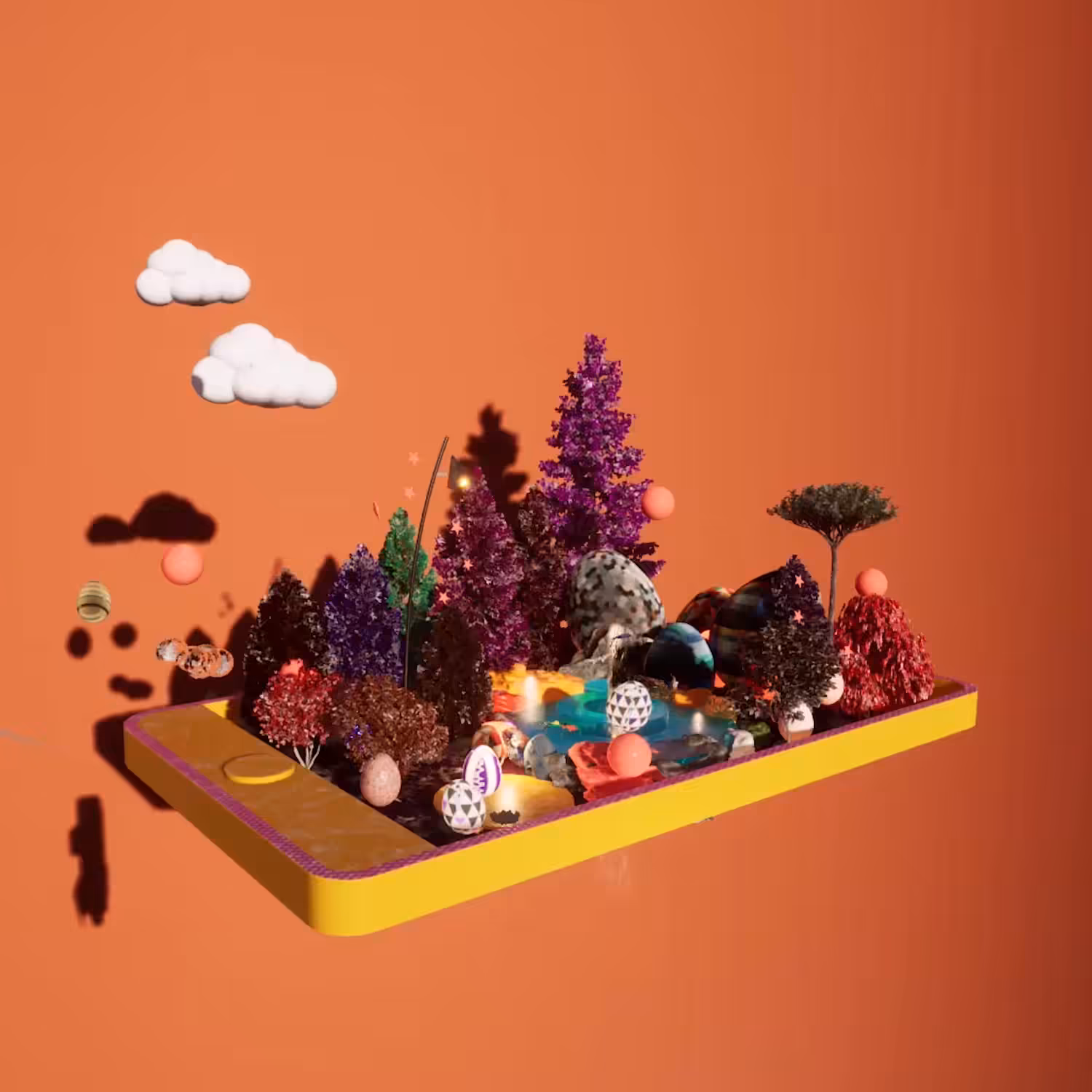 Easter Garden on your Phone