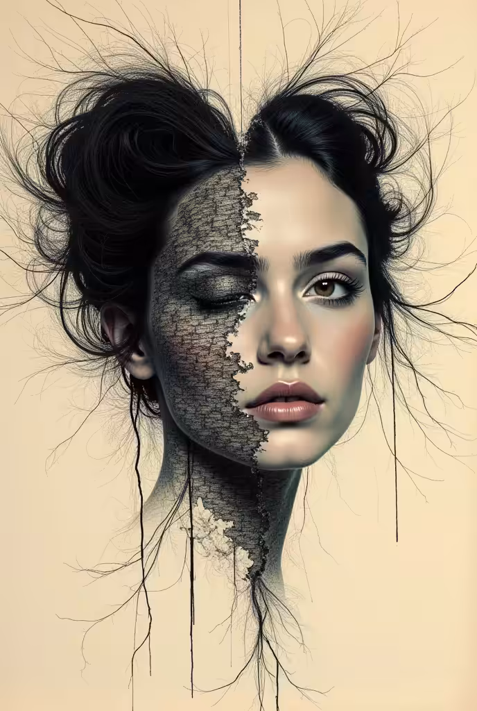 Beautiful portraiture: Cracks of the Soul