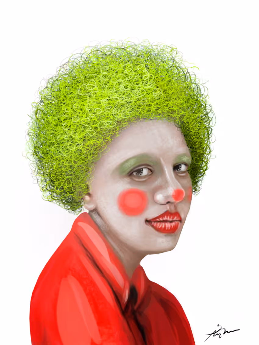 the clown