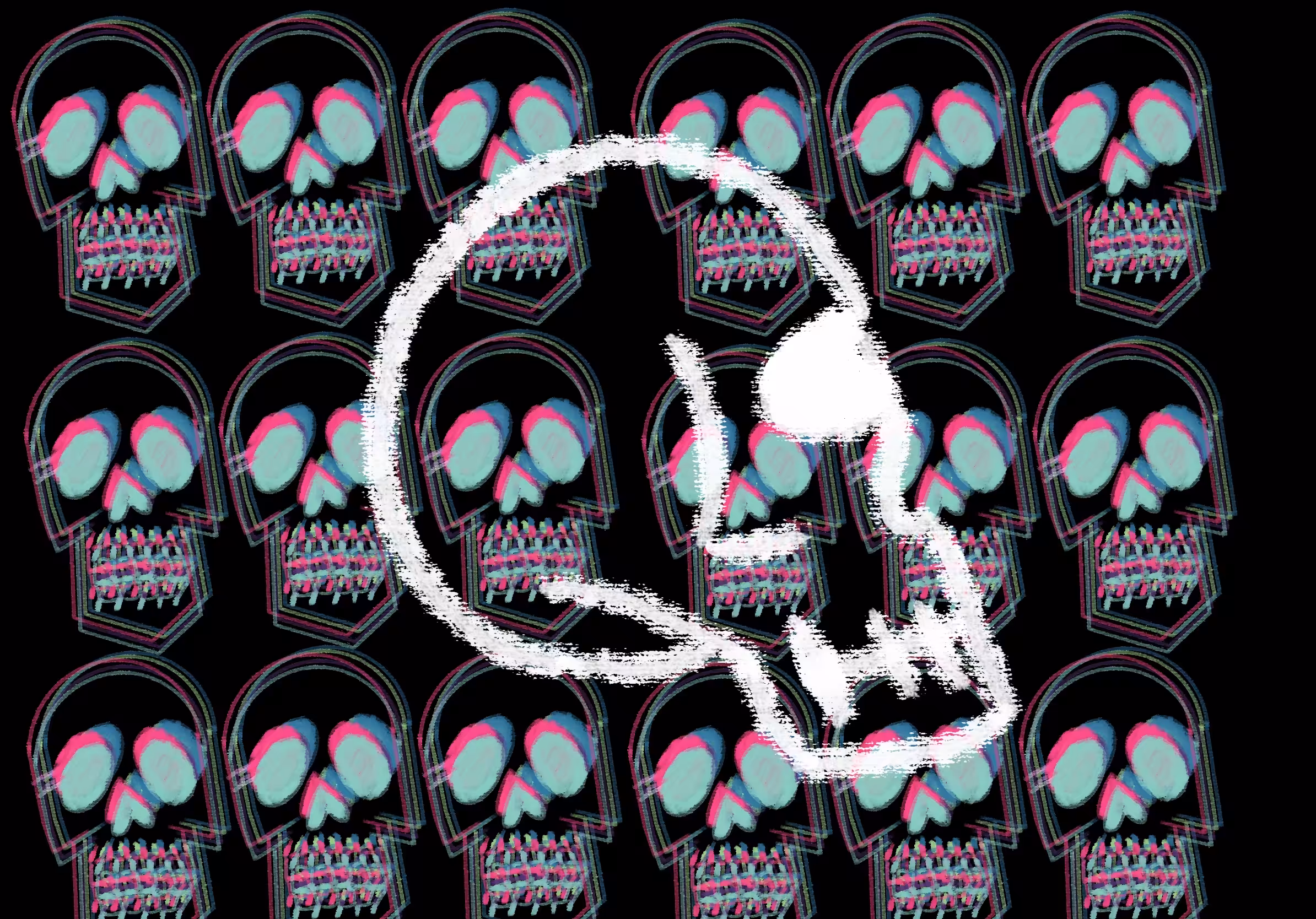 GM! editions: GM! #50- trippy skulls