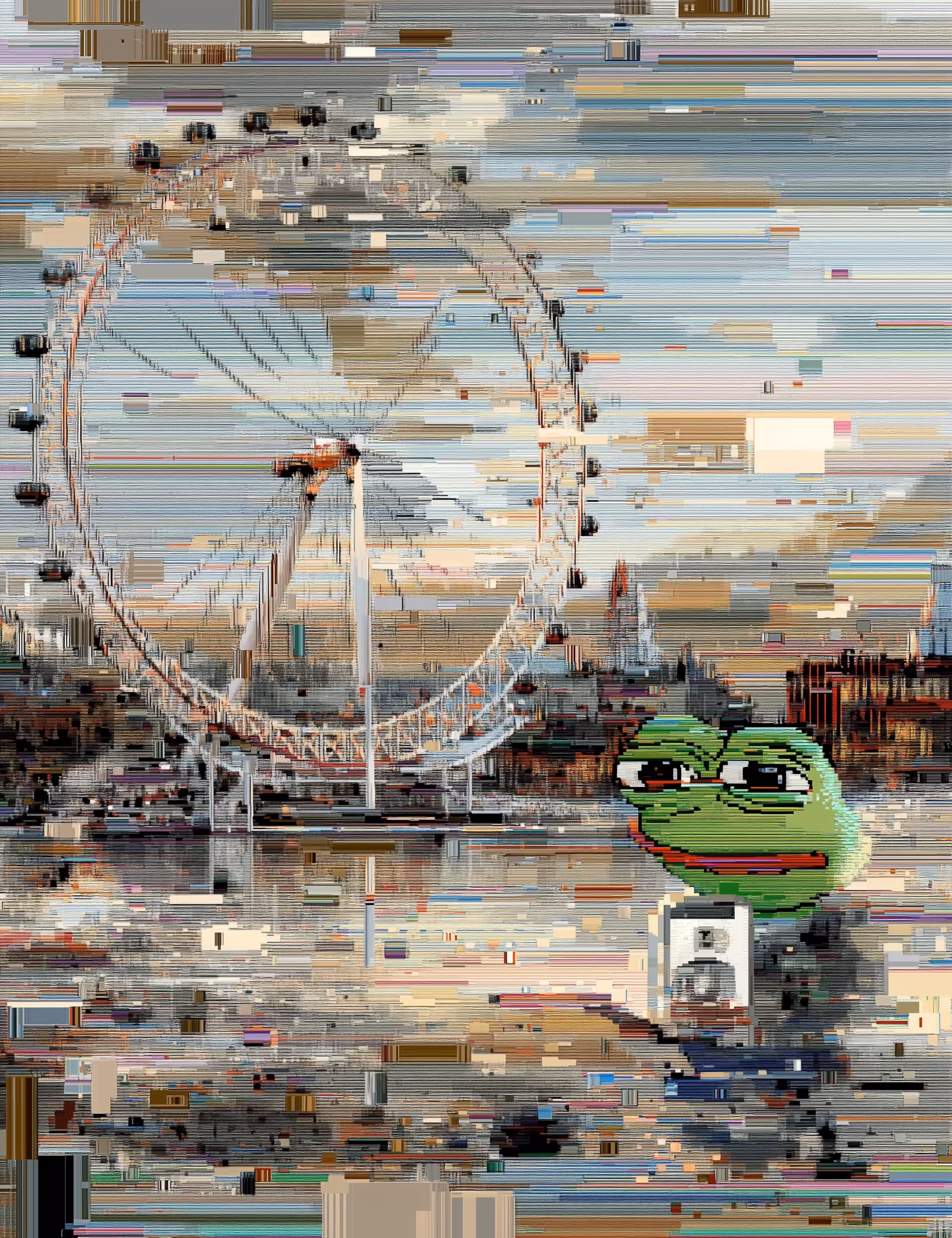 Pixel Pepe The Frog: Pepe and the London Eye