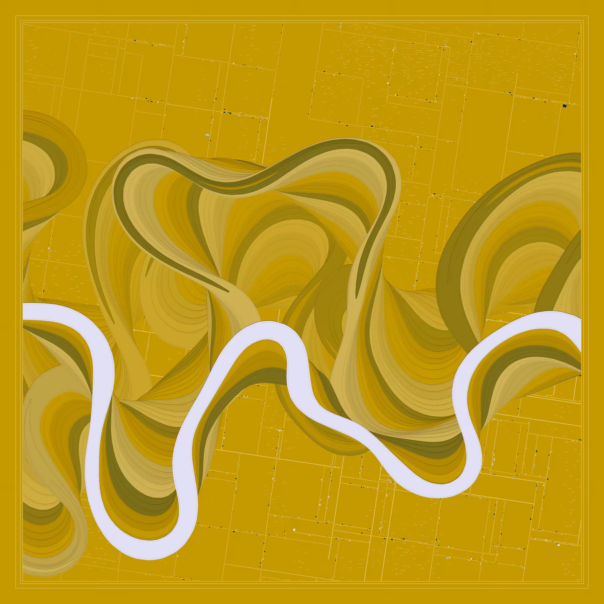 Ancient Courses of Fictional Rivers #719
