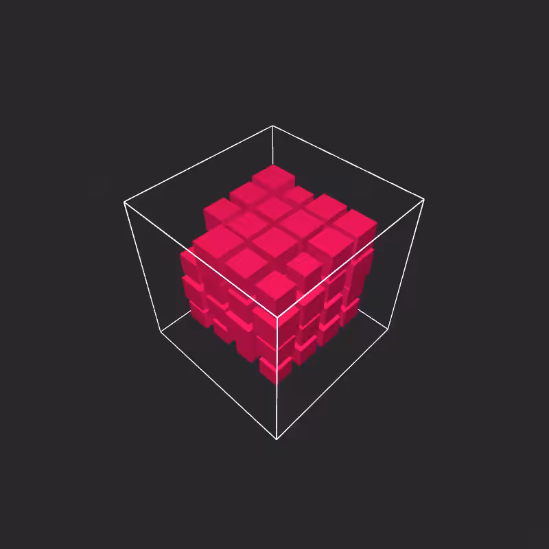 Transparent cube #001 #1