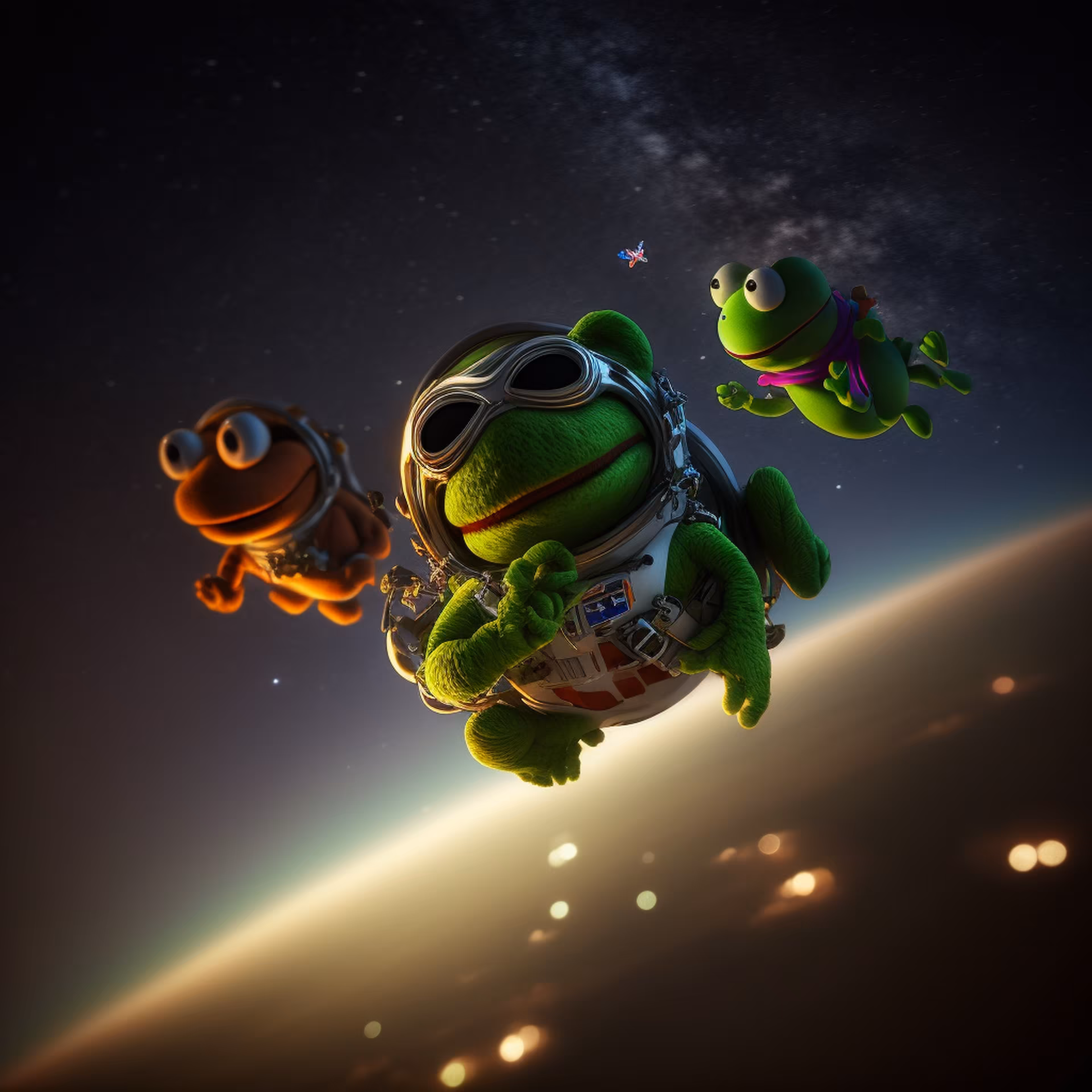 Pepe's World: Pepe skydiving yay