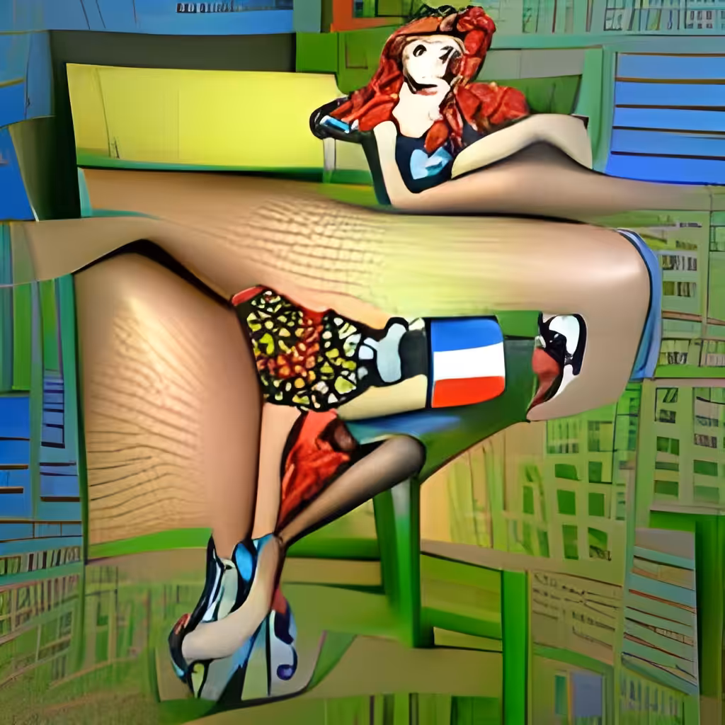 French Tezzy Pinup
