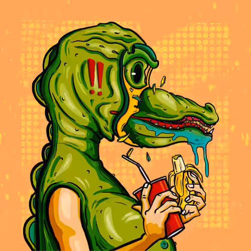 Monkey Mask # 30 X Hungry Croco Kingdom
