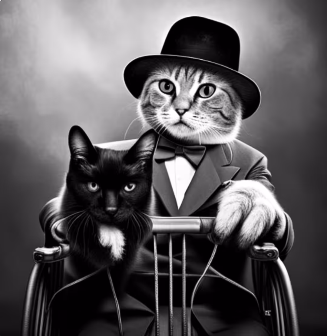 Gangster cat
