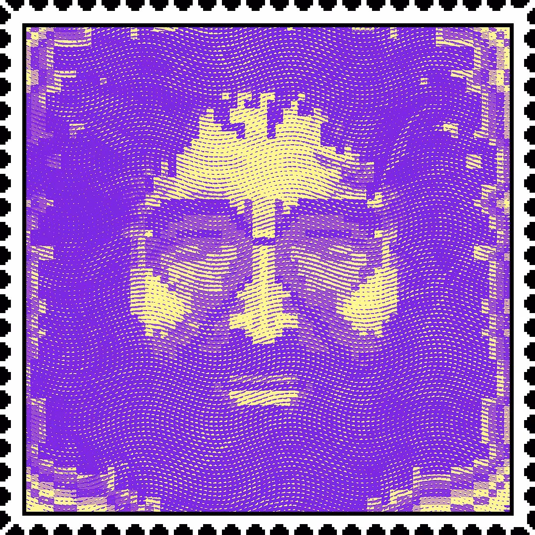 Jerry Garcia caricature stamp
