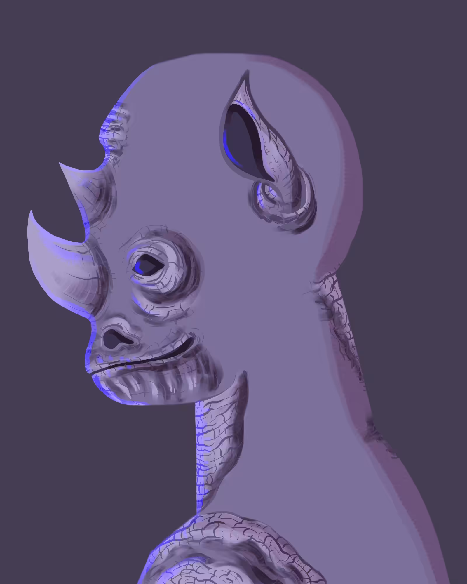 humanoid animal (rhinoceros) #14
