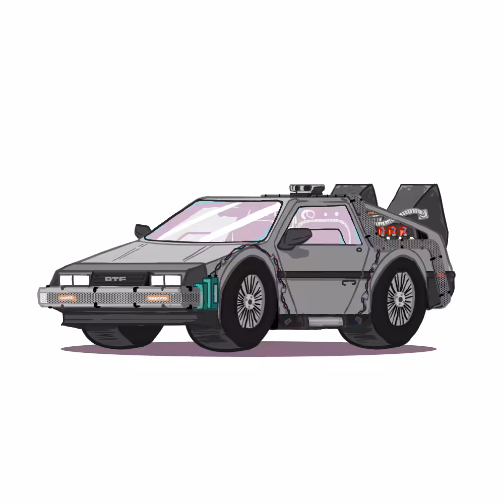 The Madness Scientist's Time Machine Car