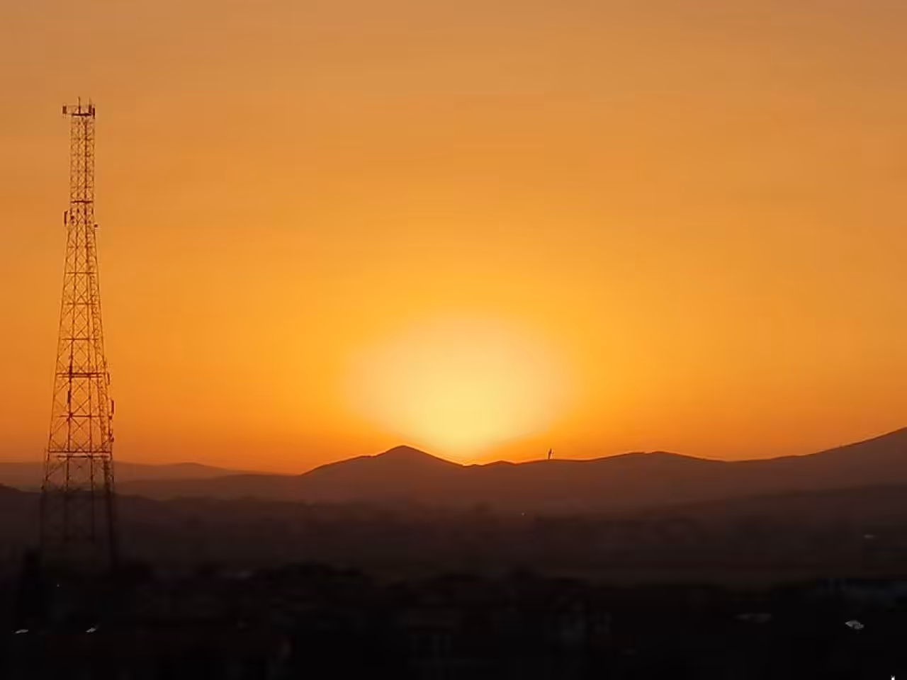Sunset in Kayseri