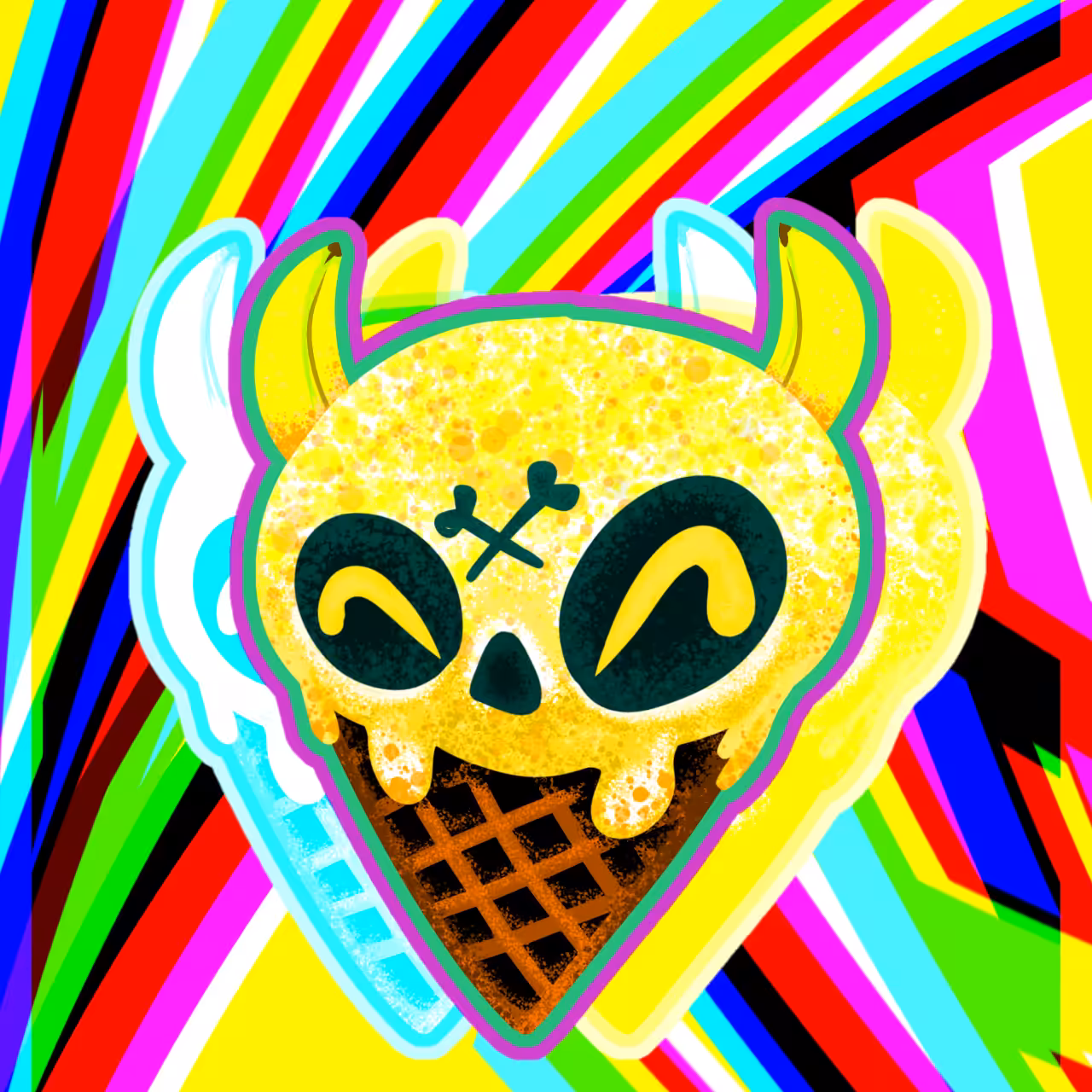 Ice Cream #7KRarible "Banana Devil"