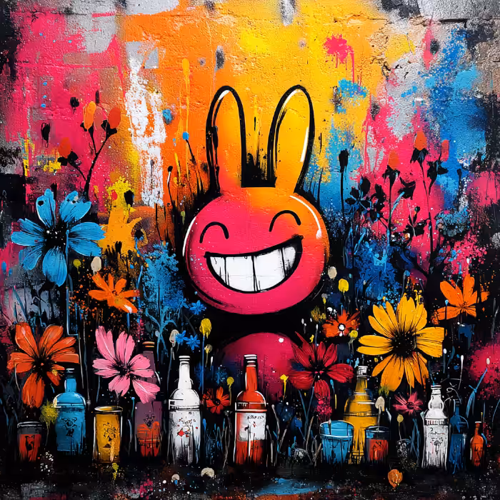 Rabbit Graffiti