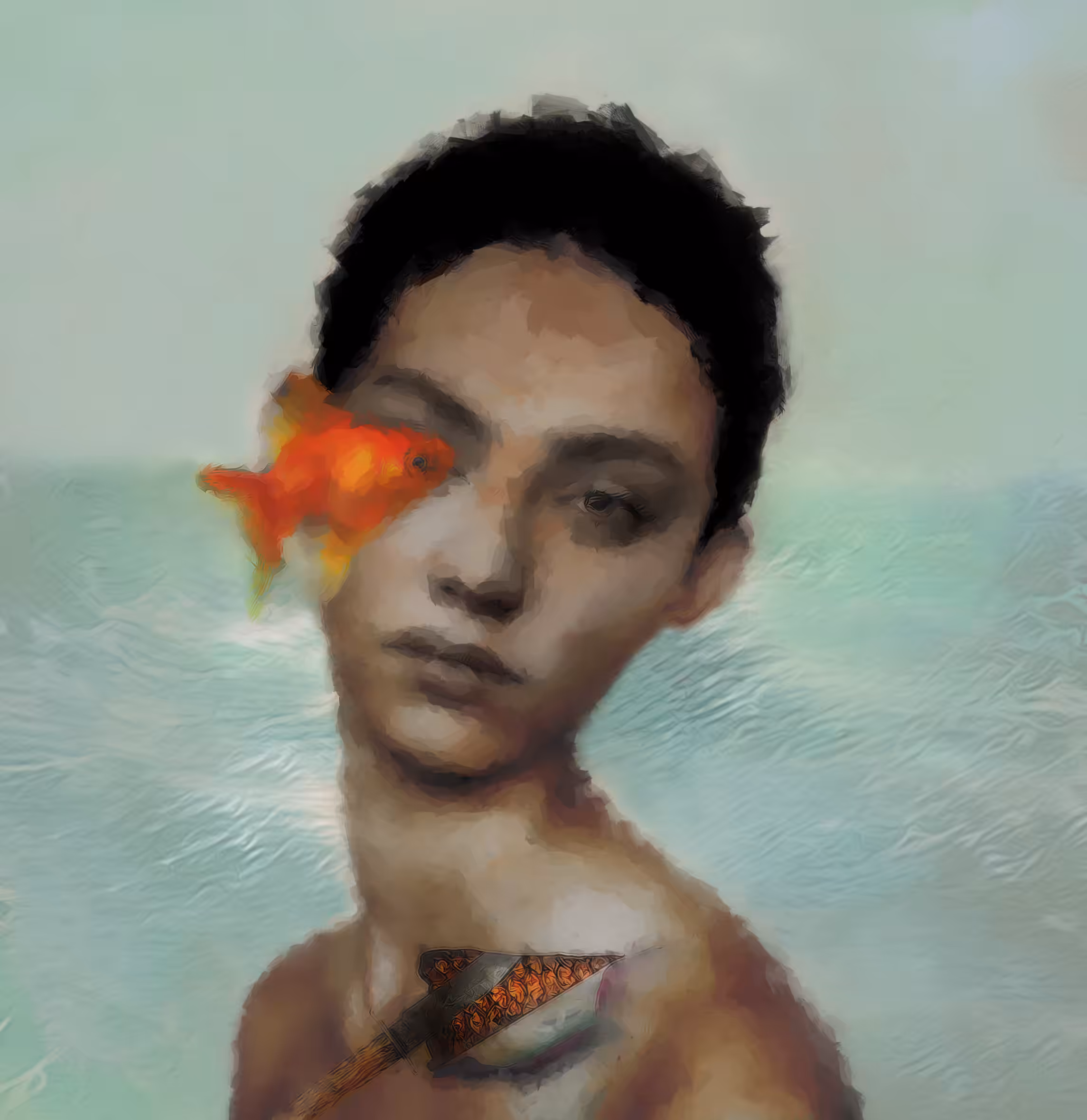 A portrait of rain!