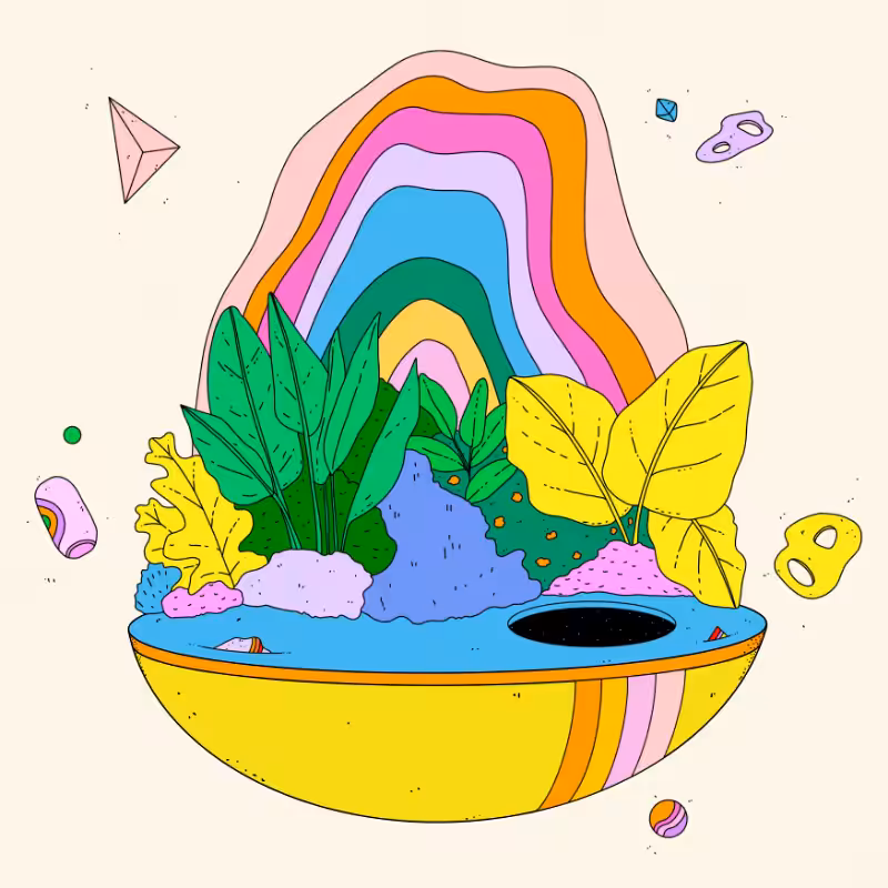 🌈🌴🪐 #122