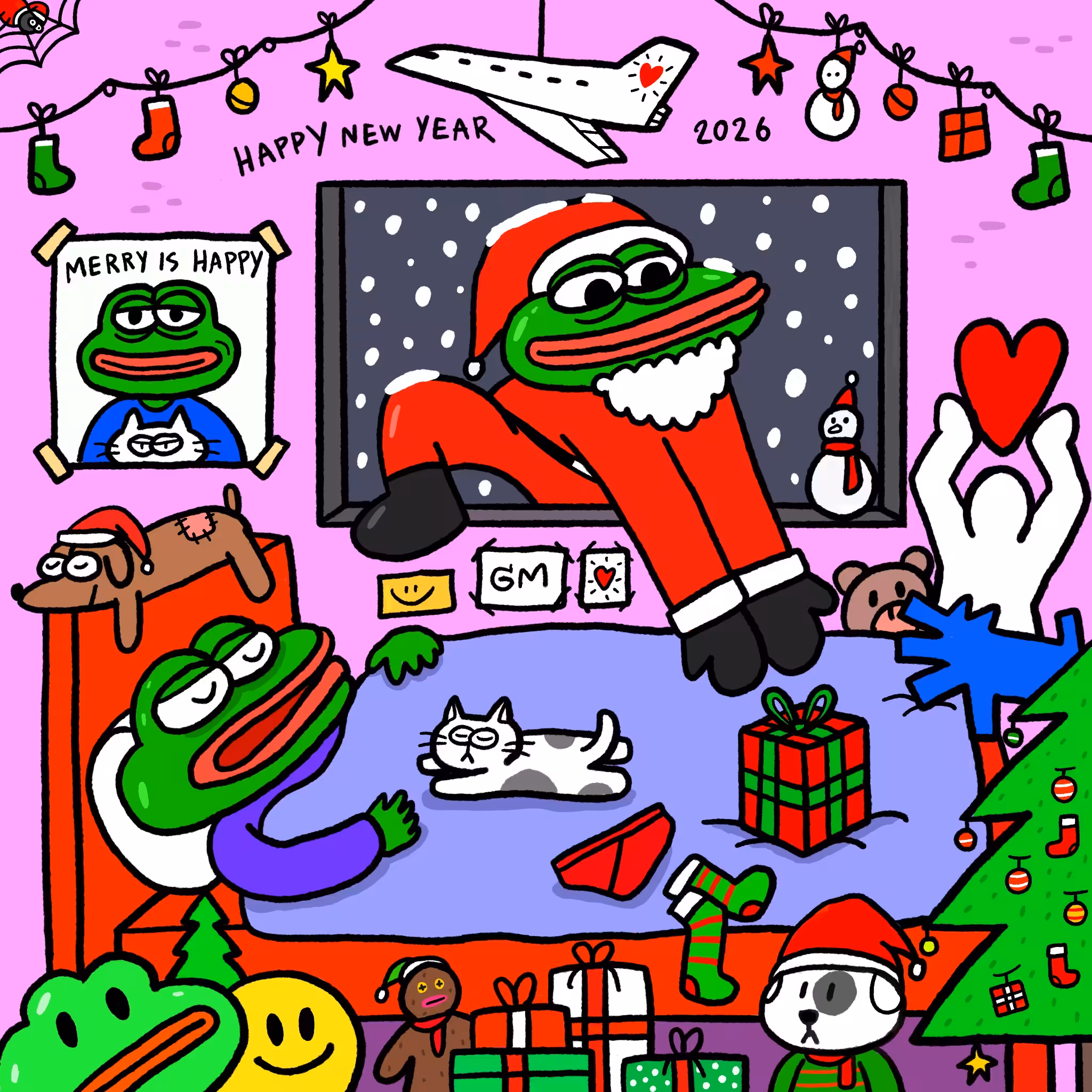 Merry is happy