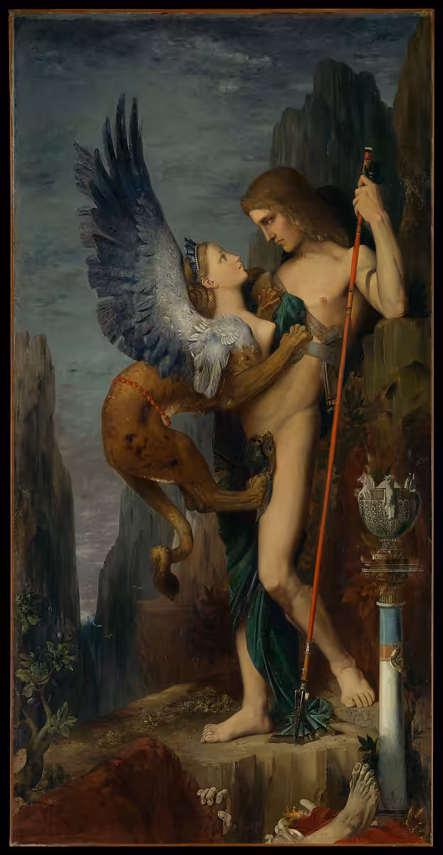 Oedipus and the Sphinx - 1864