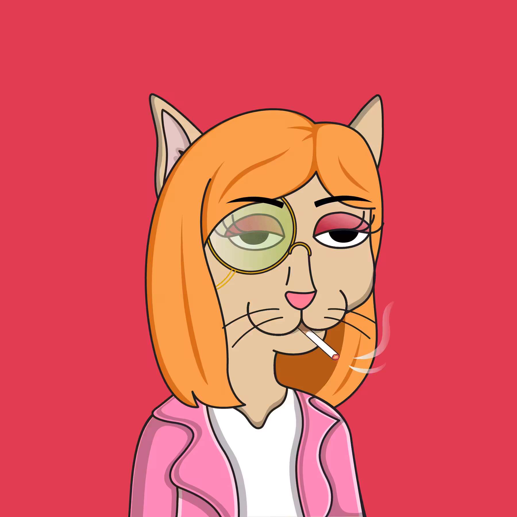 Girl Cat #347