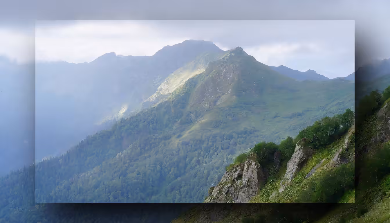 Mountains and Drop Shadows #30