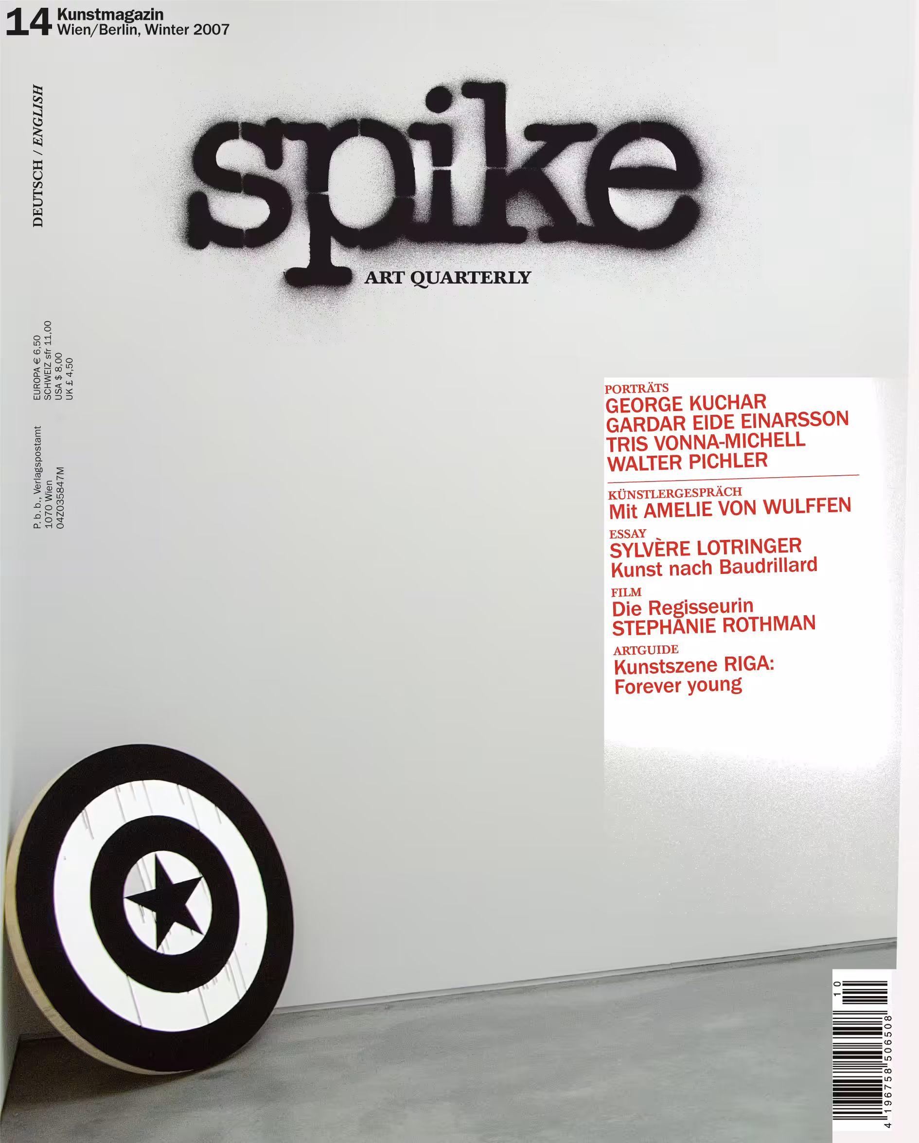 Spike Art Magazine Cover #14