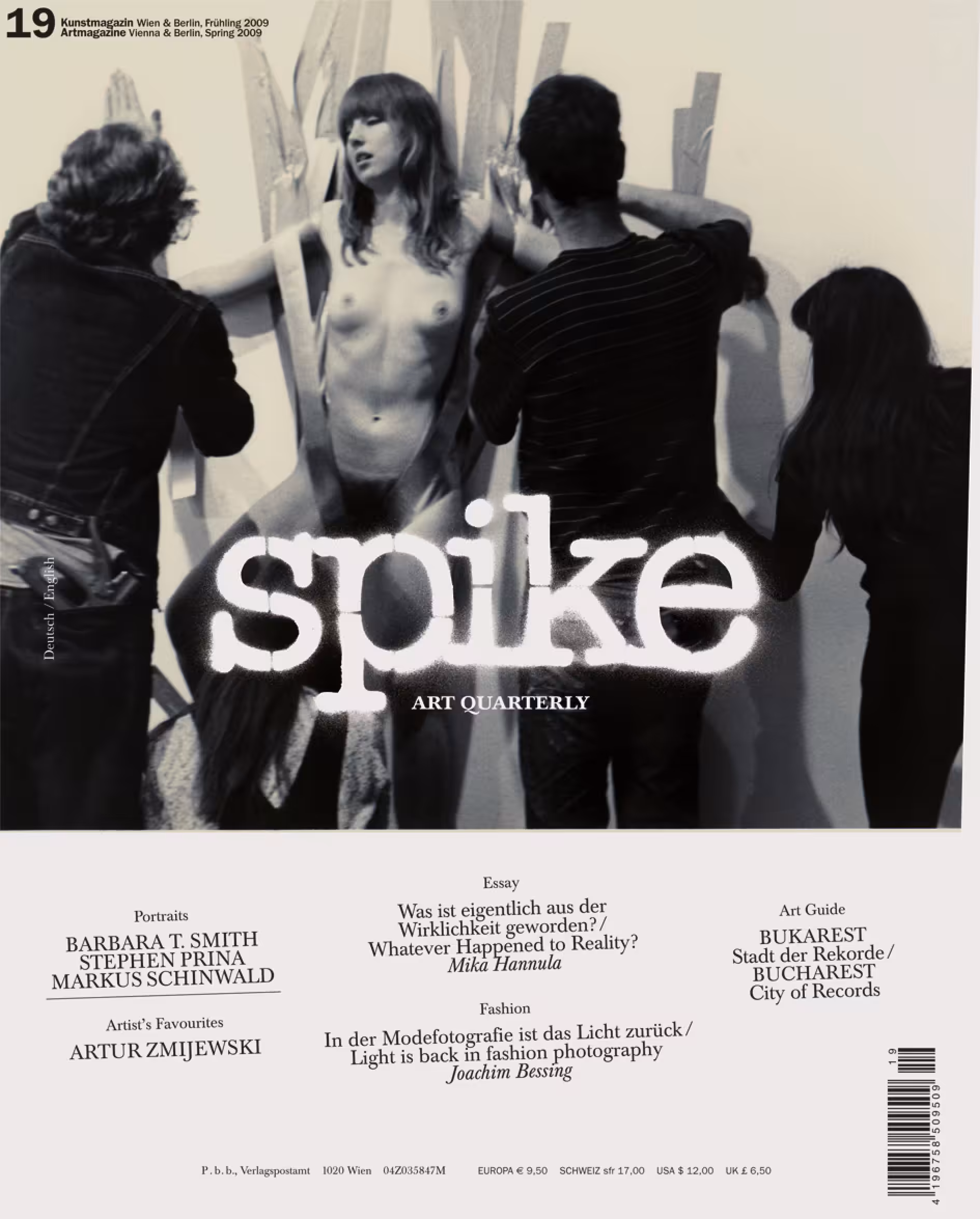 Spike Art Magazine Cover #19