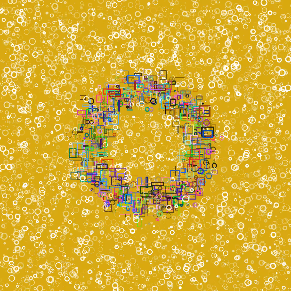 bubble ring mustard
