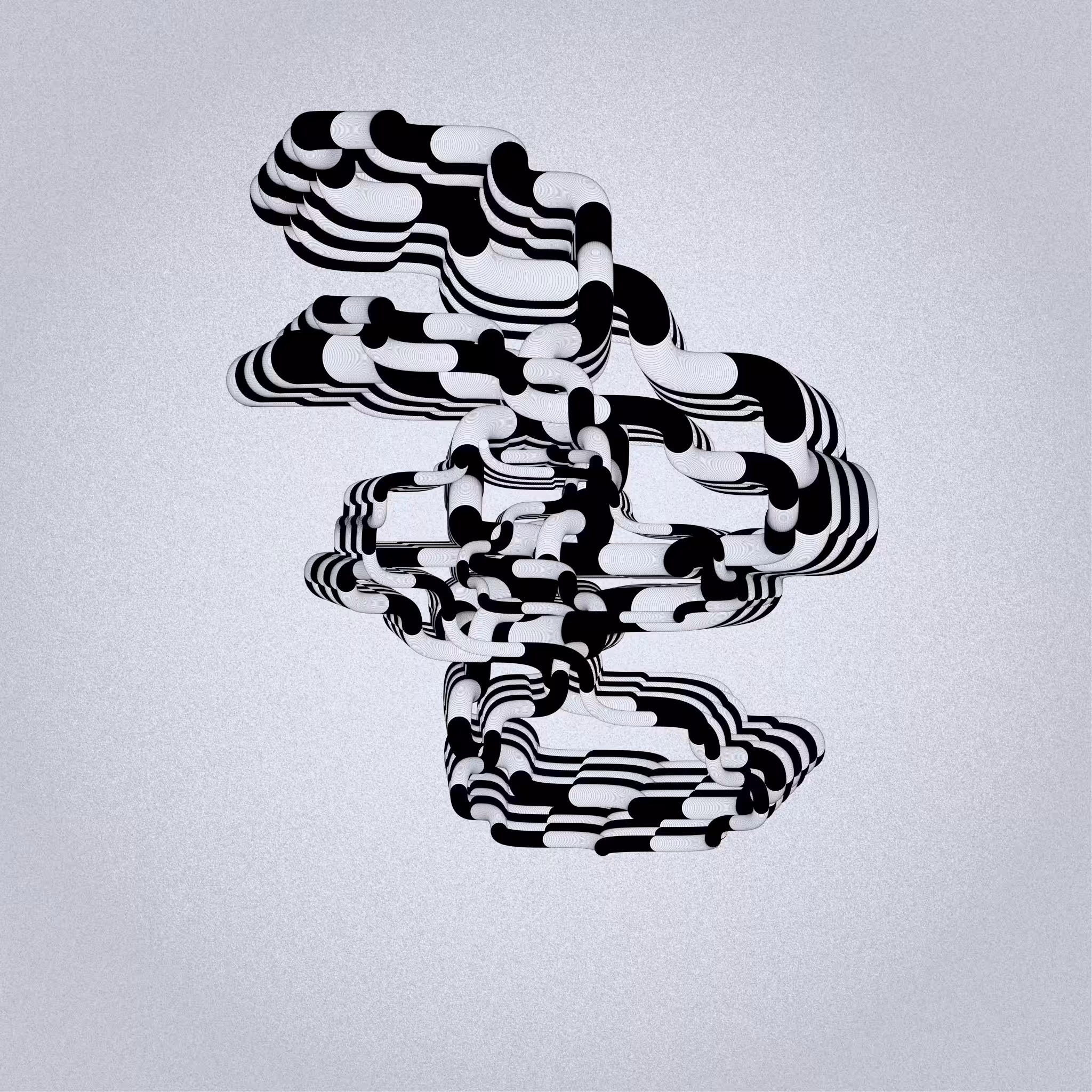 Pipe Alternate, Black & White No. 18